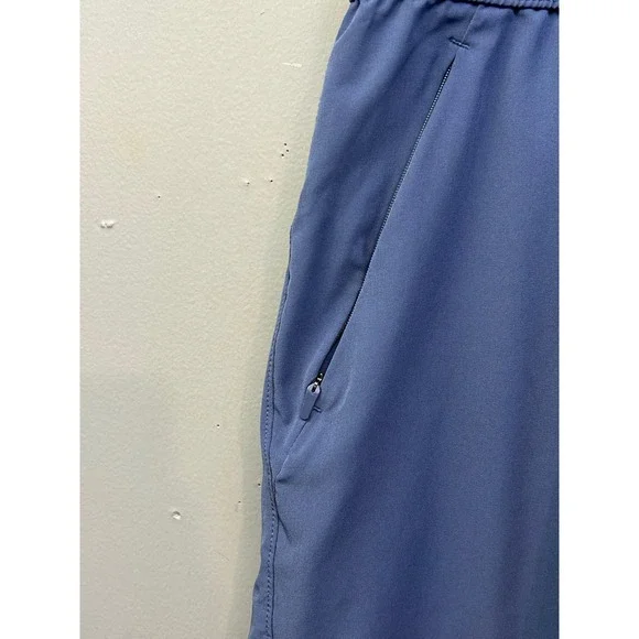 Soybu Shorts Mens XL Blue Active Athletic Recycled Polyester Spandex Zip Pockets - Picture 6 of 10